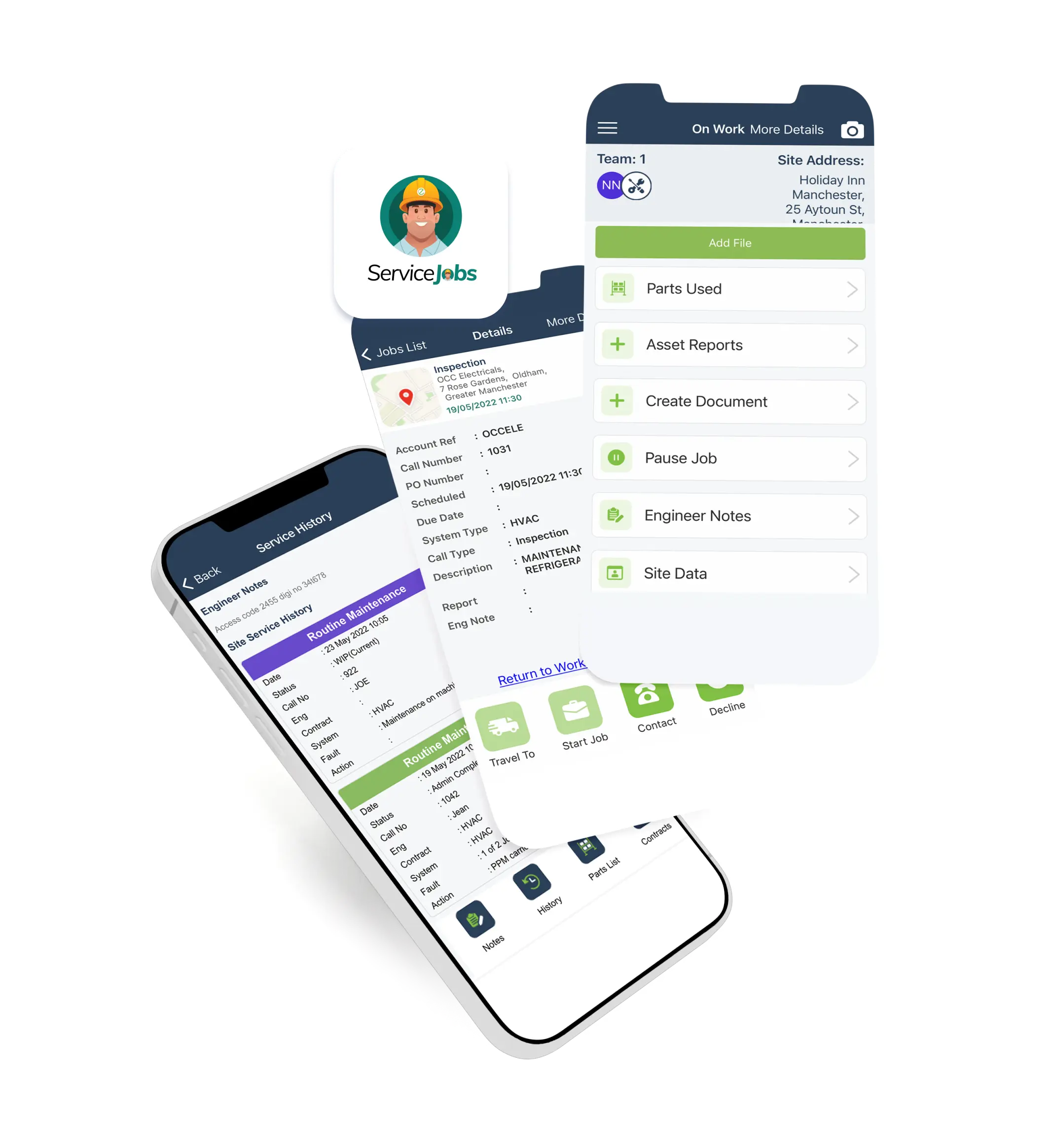 Get the right engineer to the right job at the right time with our Refrigerator & Chillers field service software