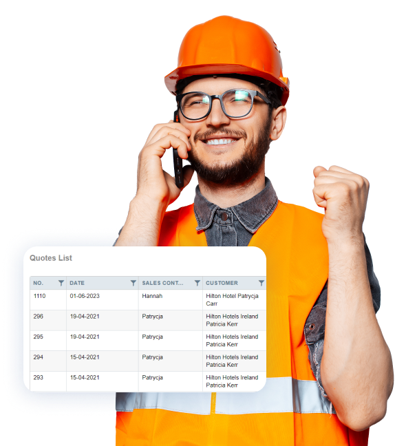 Connect the team with potential clients
