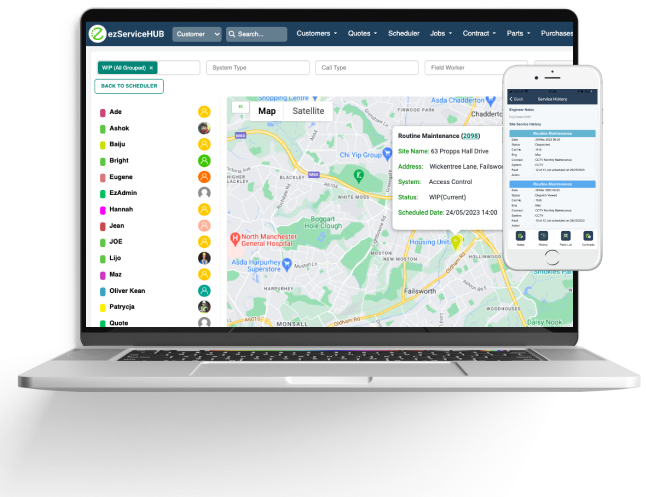 Real-time visibility into all service and reactive calls.